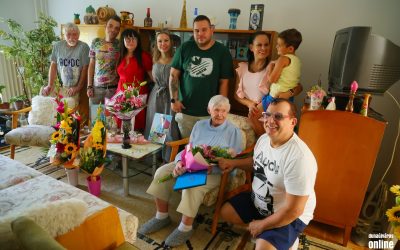 Magdi néni a 90 évesek táborába lépett