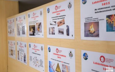 Bemutató a lakástüzek visszaszorításáért