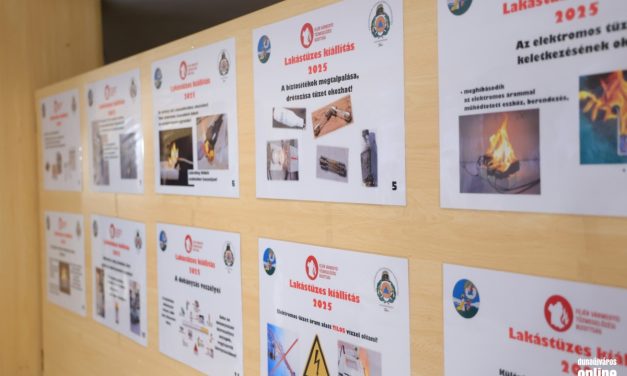 Bemutató a lakástüzek visszaszorításáért