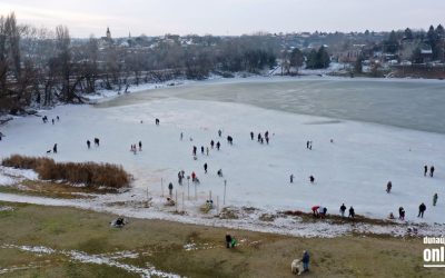 Röpködtek a mínuszok, így végre hízott jéggel várta a korizókat a Szalki-sziget