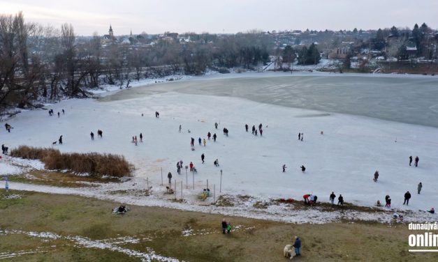 Röpködtek a mínuszok, így végre hízott jéggel várta a korizókat a Szalki-sziget