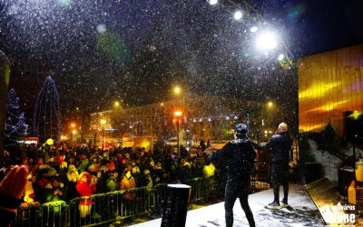 Szilveszter a Városháza téren